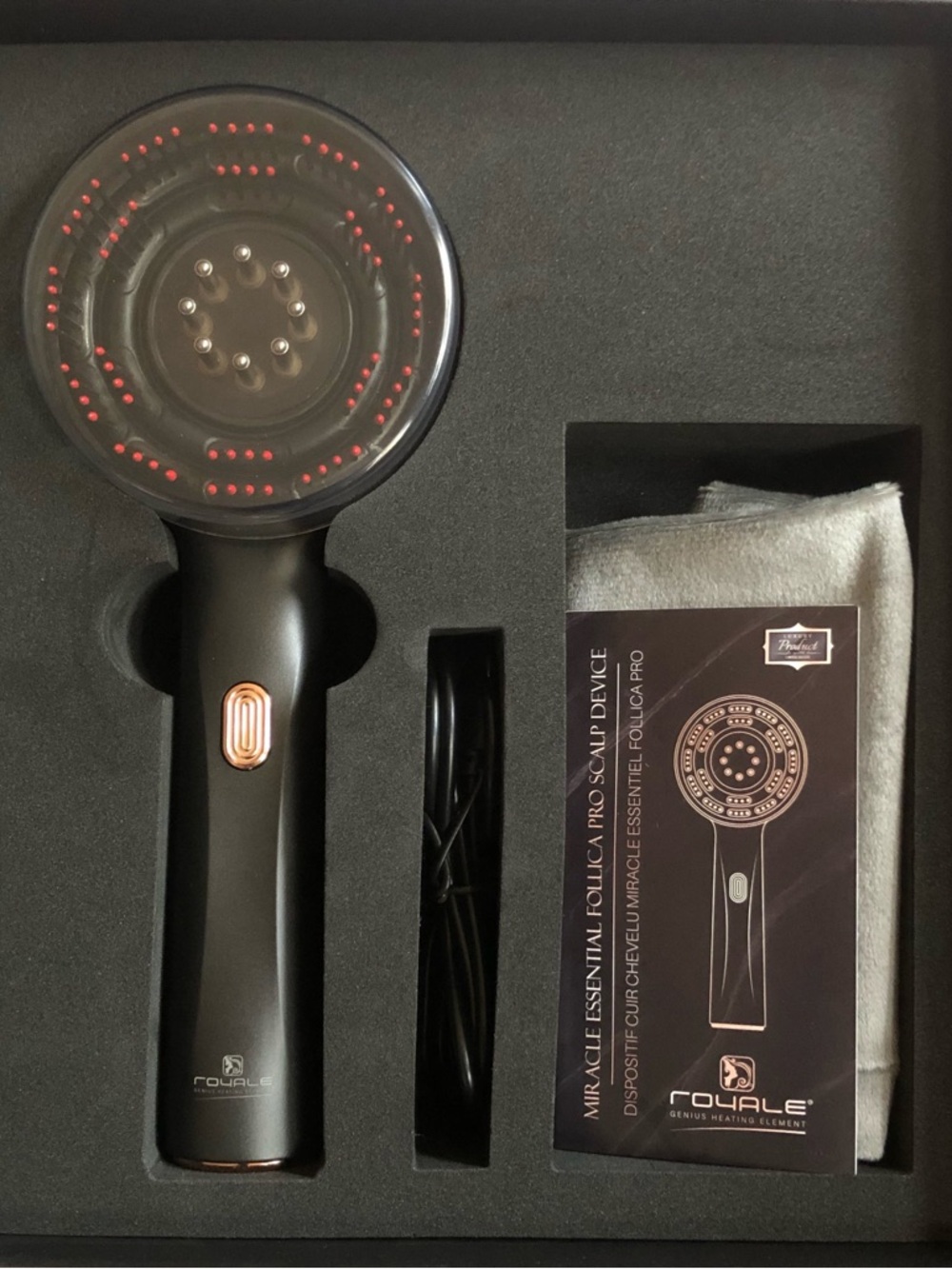 “Royale” Hair+ Miracle Essential Follica Pro Scalp Device